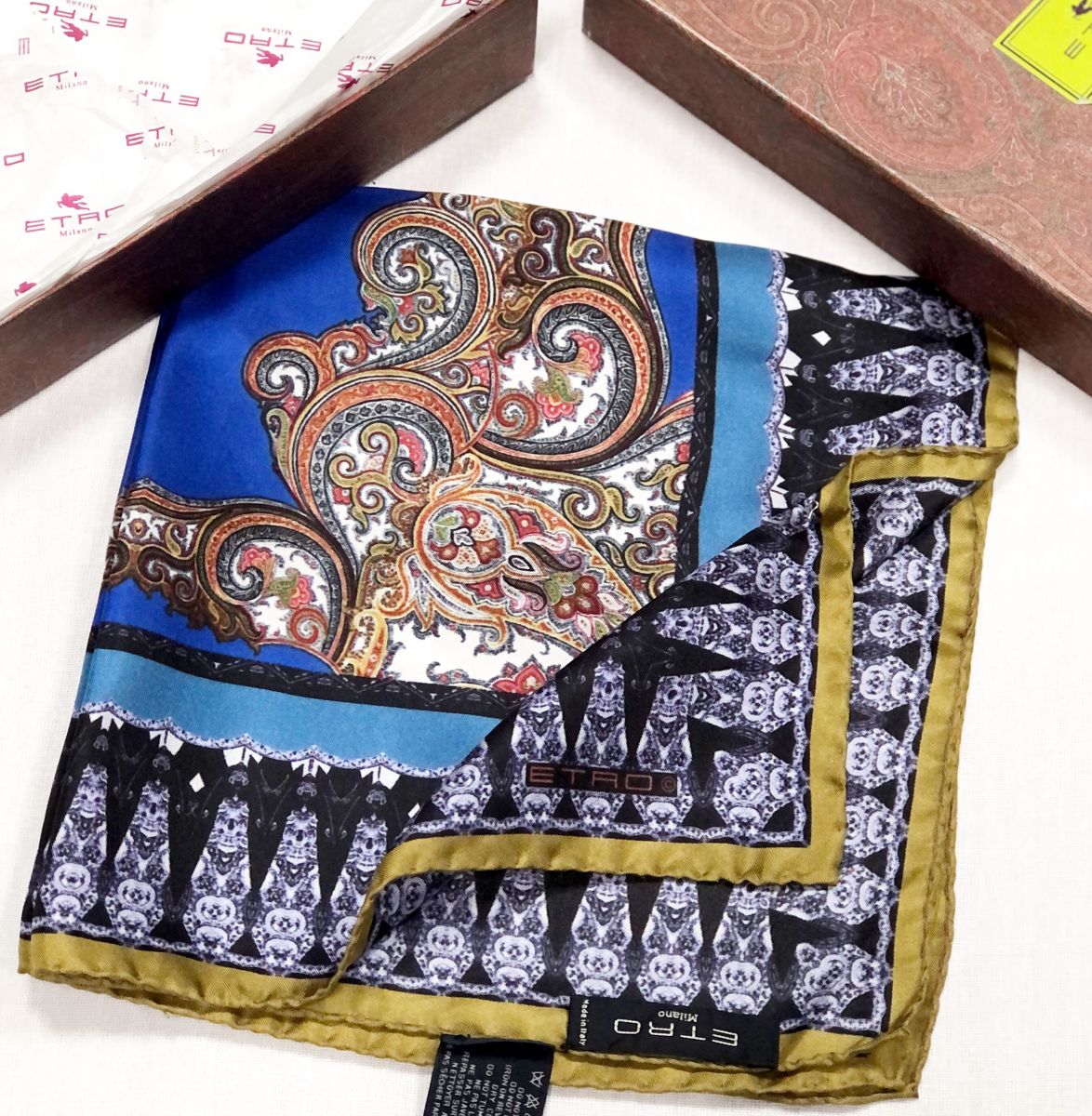 Платок Etro размер 40/40 цена 4 697 руб