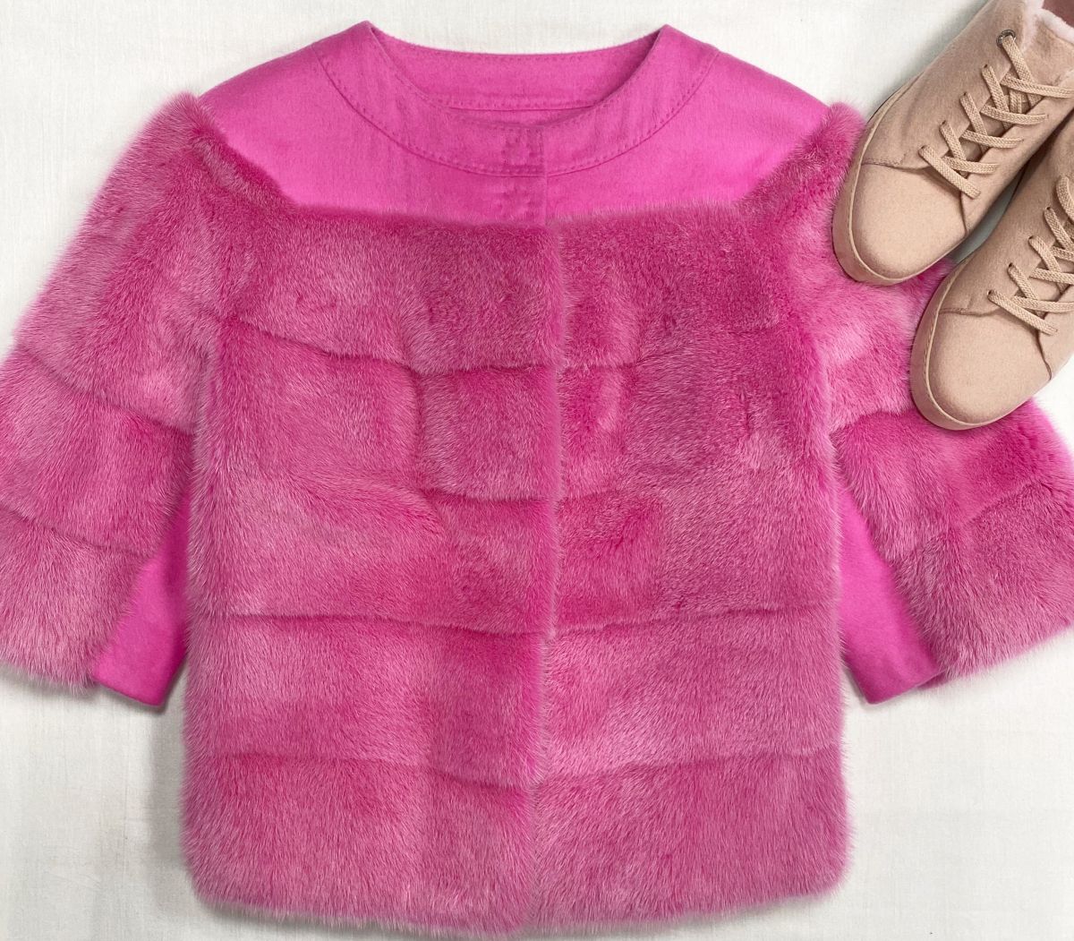 Шубка / мех норки / размер S цена 31 310 руб