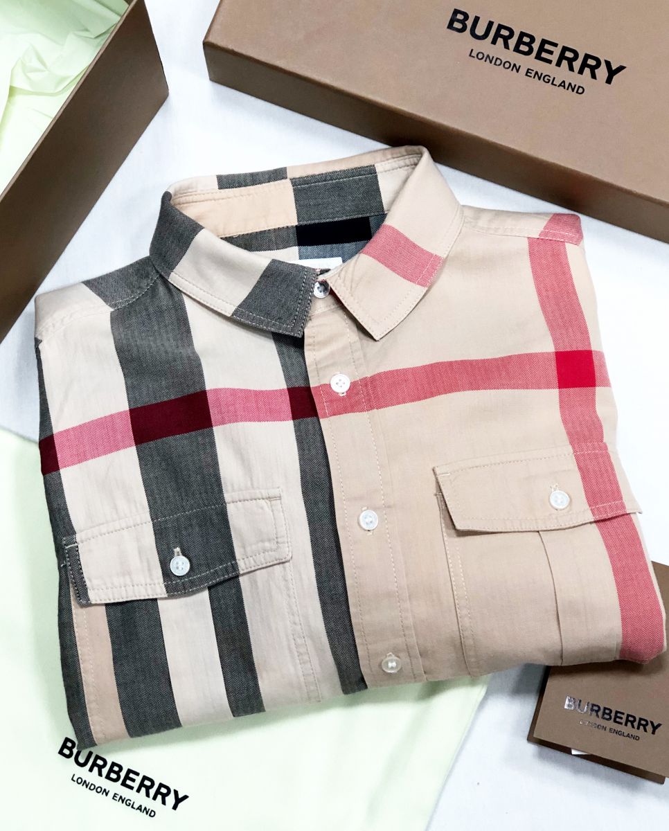Рубашка Burberry размер S цена 3 131 руб