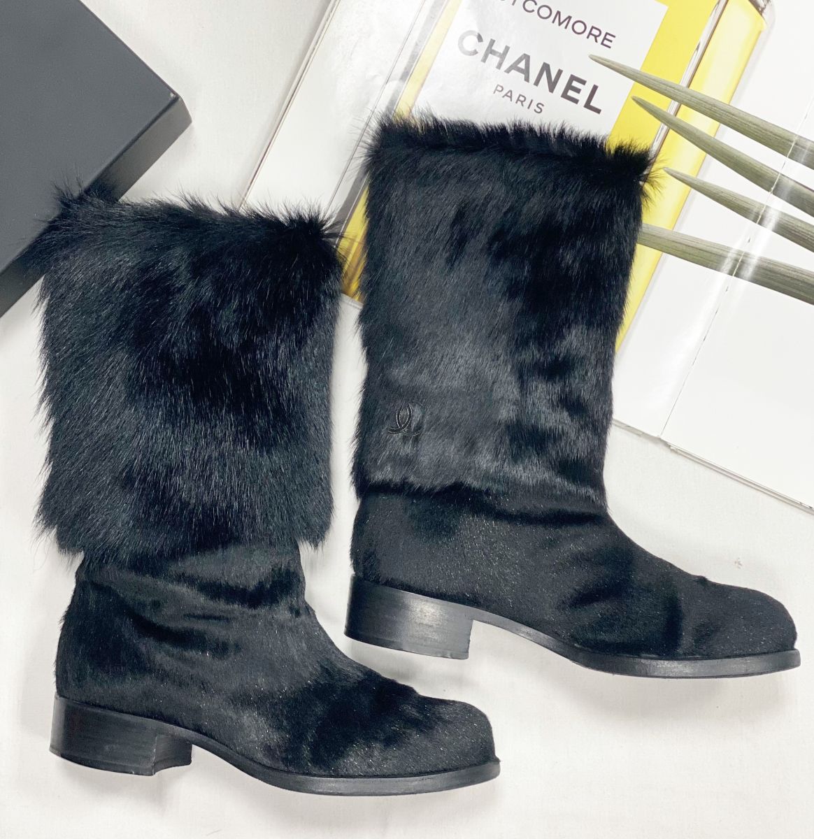 Сапоги Chanel размер 37.5 цена 23 078 руб 