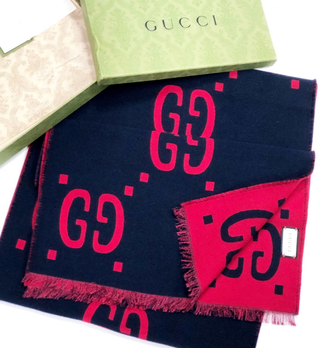 Шарф Gucci размер 80/160 цена 31 310 руб
