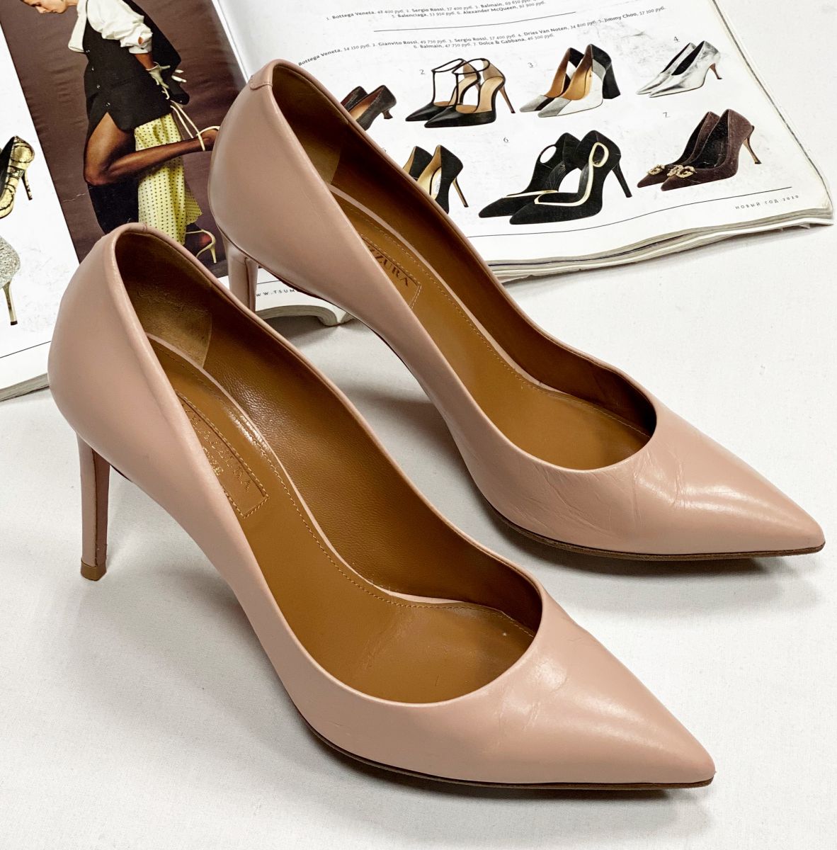 Туфли Aquazzura размер 35.5 цена 15 655 руб
