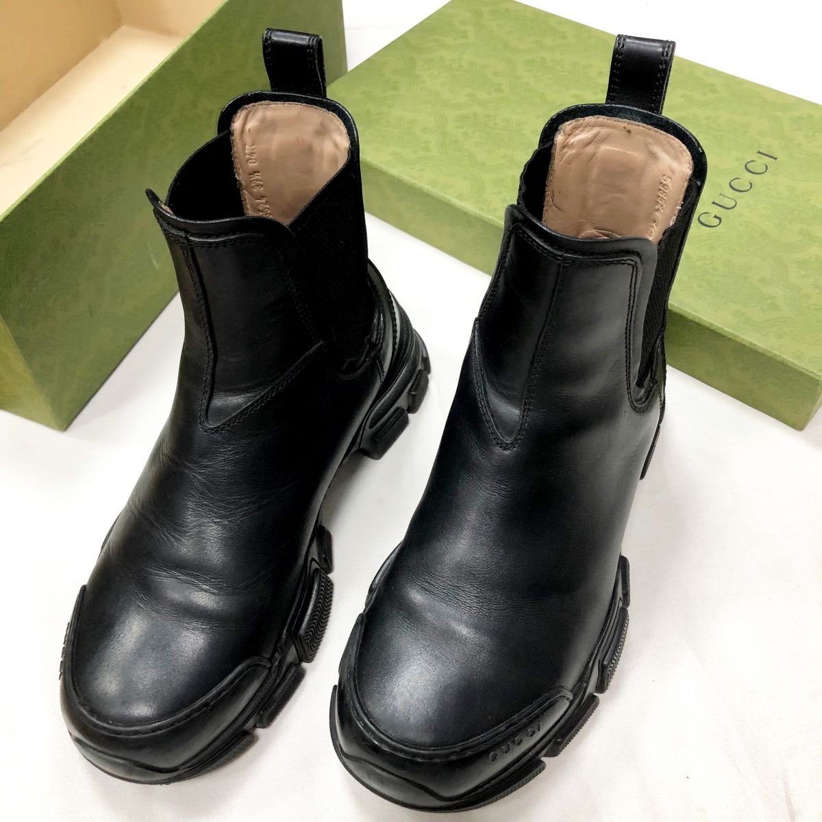 Ботинки GUCCI размер 7.5 / 37.12 цена 23 483 руб 