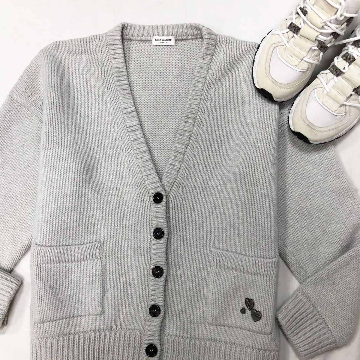 Кардиган /кашемир/ Saint Laurent размер L цена 46 965 руб