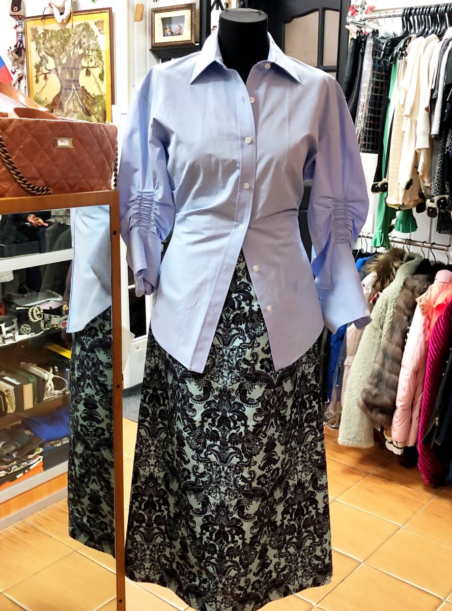 Блузка Alexander Wang размер 0 цена 12 524 руб
Юбка Miu Miu размер 40 цена 23 483 руб