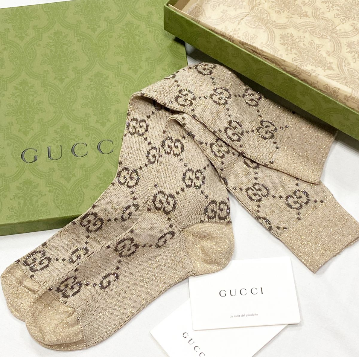 Носки/ люрекс/ Gucci цена 9 393 руб 