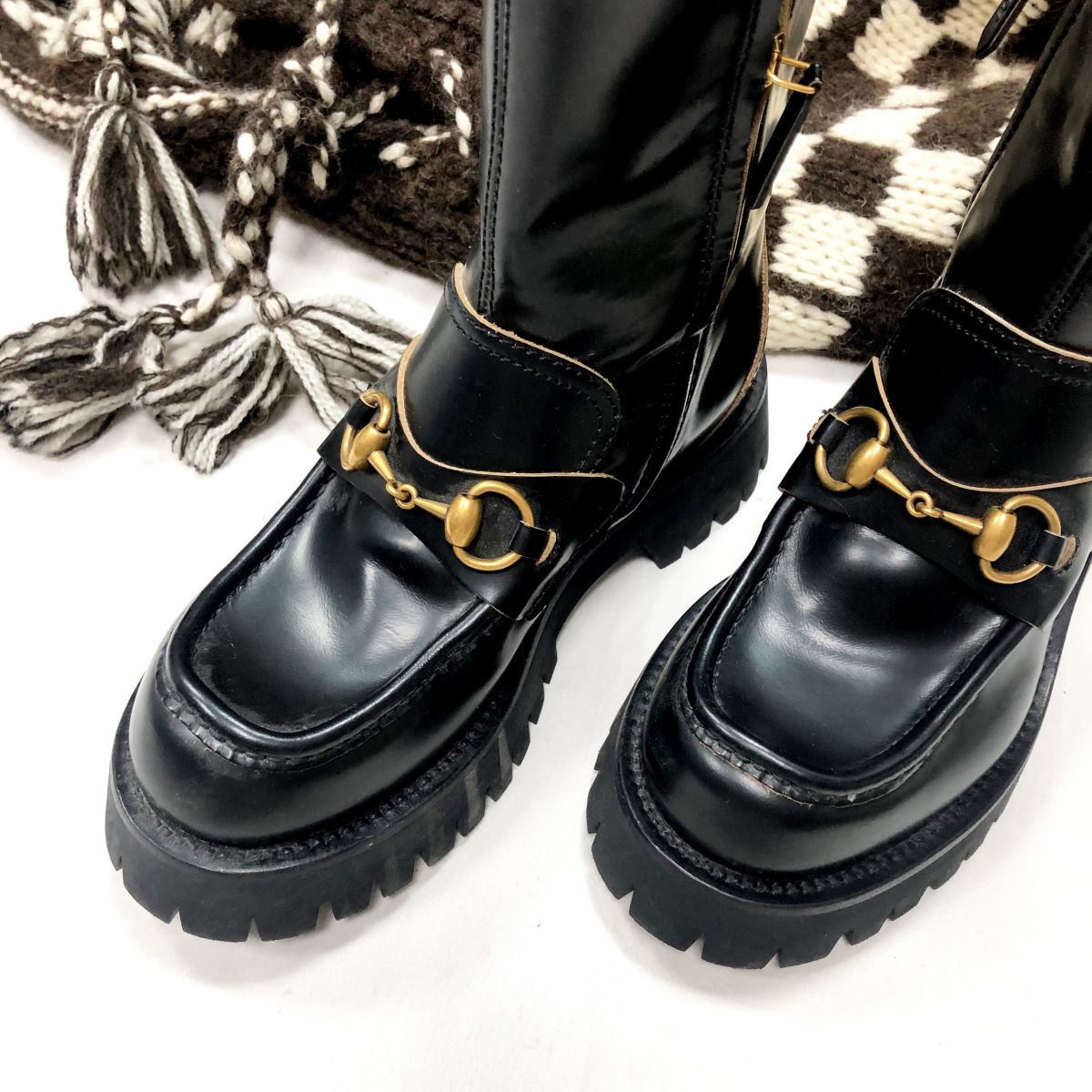 Ботинки GUCCI размер 36.5 цена 46 965 руб 