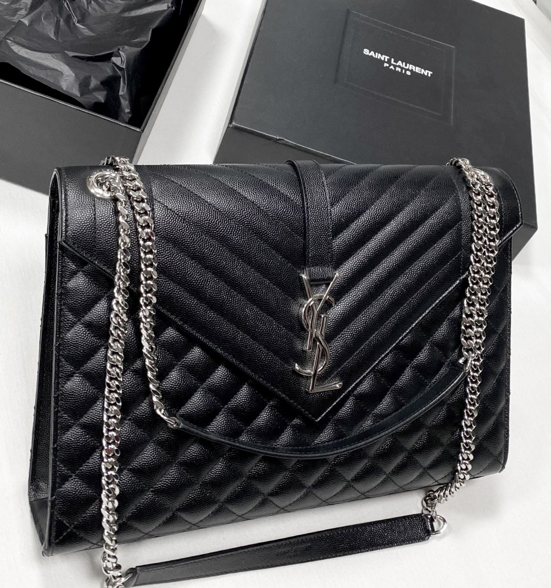 Сумка Saint Laurent размер 30/20 цена 109 585 руб