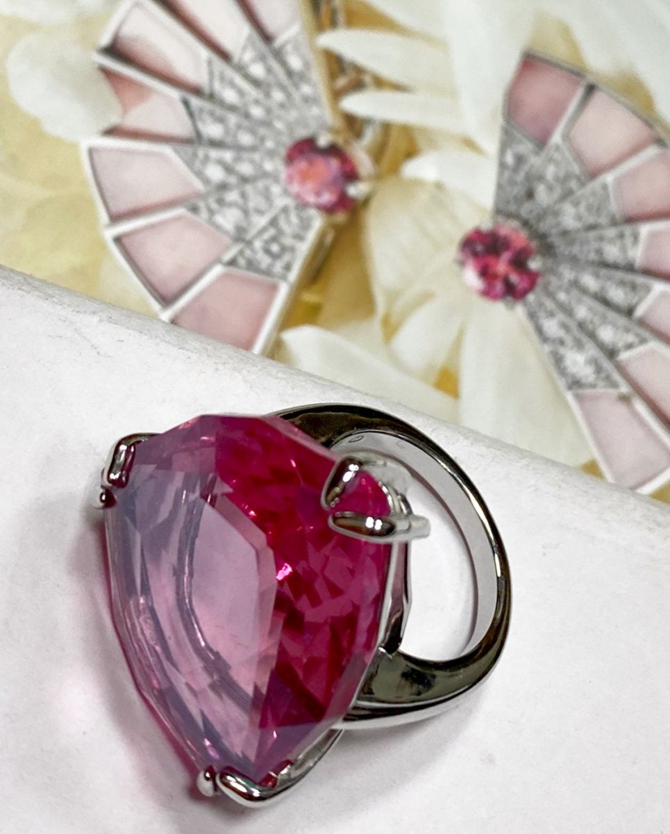 Кольцо / камни / цена 12 524 руб