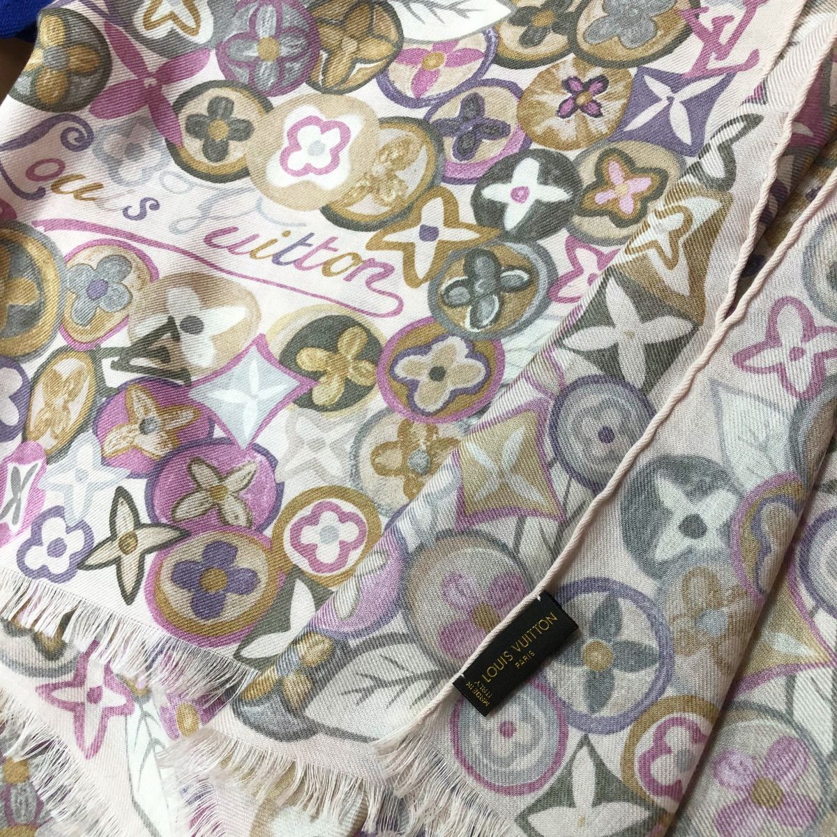 Шарф /кашемир 65% шелк 35% / Louis Vuitton цена 15 655 руб