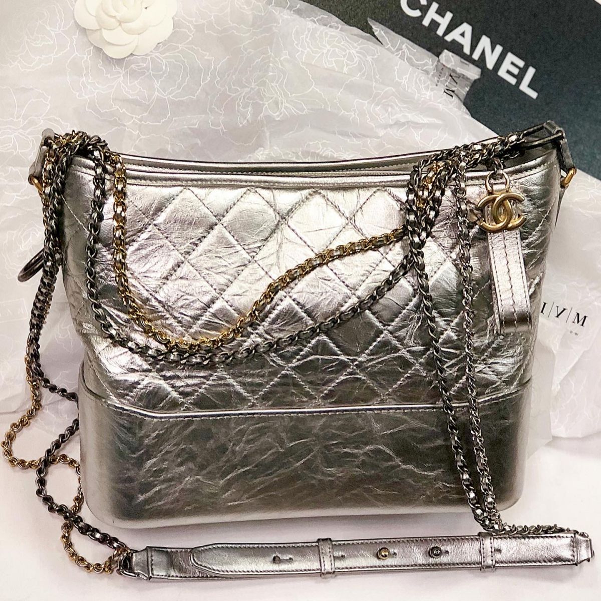 Сумка Chanel Gabrielle  размер 27/22 цена 153 847 руб