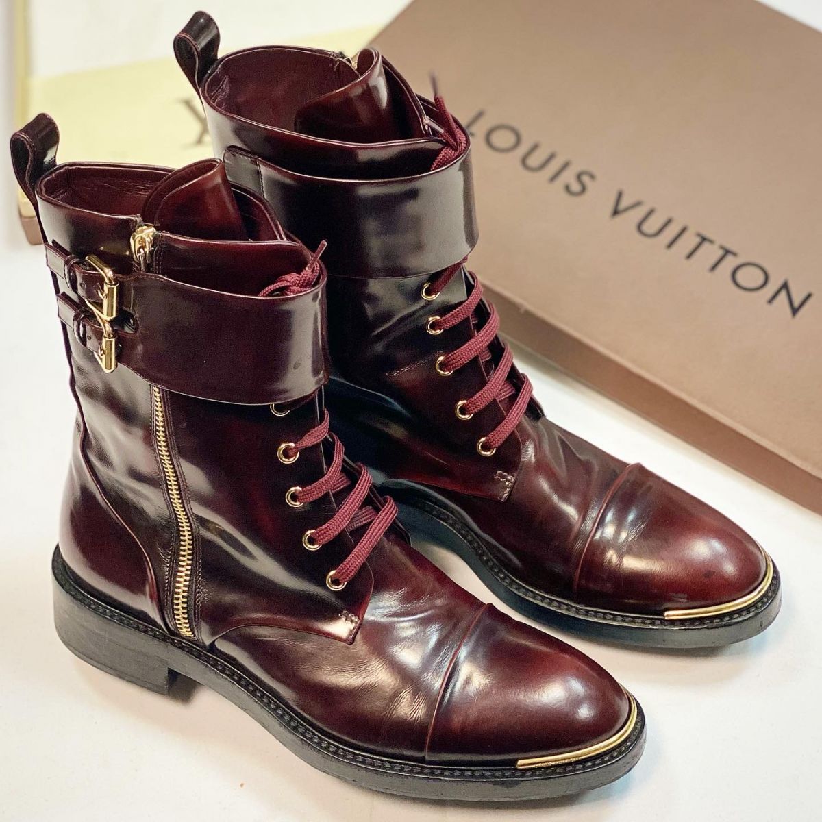 Ботинки Louis Vuitton размер 38.5 цена 18 463 руб 