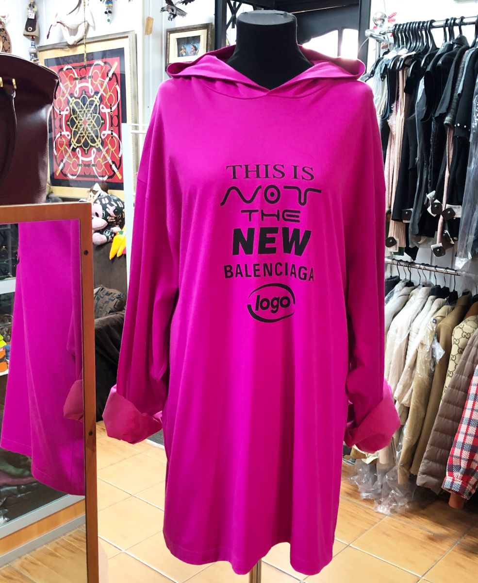 Толстовка Balenciaga размер S цена 28 179 руб
