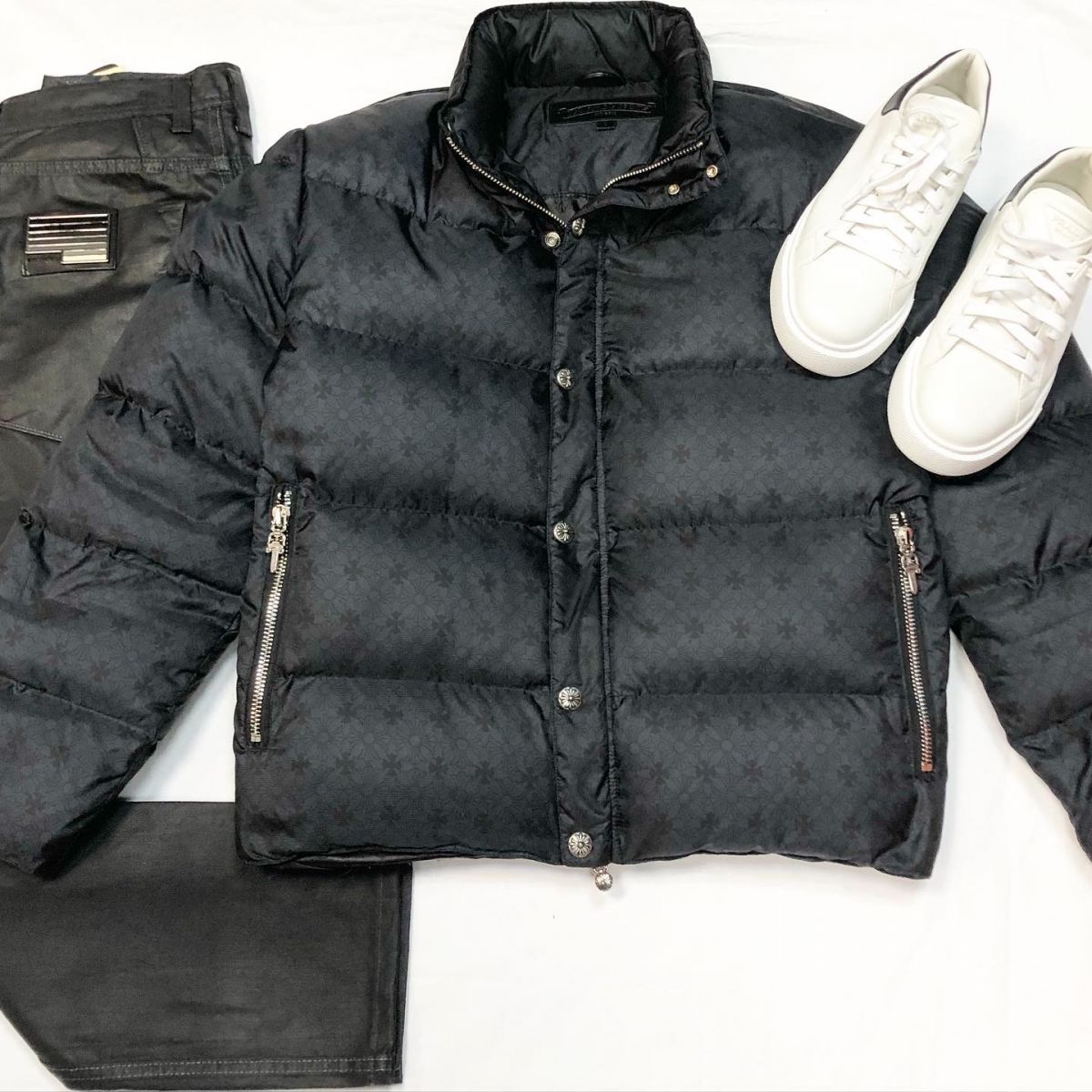 #MechtamenКуртка CHROMEHEARTS размер L цена 15 385 руб Джинсы TAKESHY KUROSAWA размер 32 цена 6 154 руб. кроссовки PRADA размер 41 цена 30 770 руб