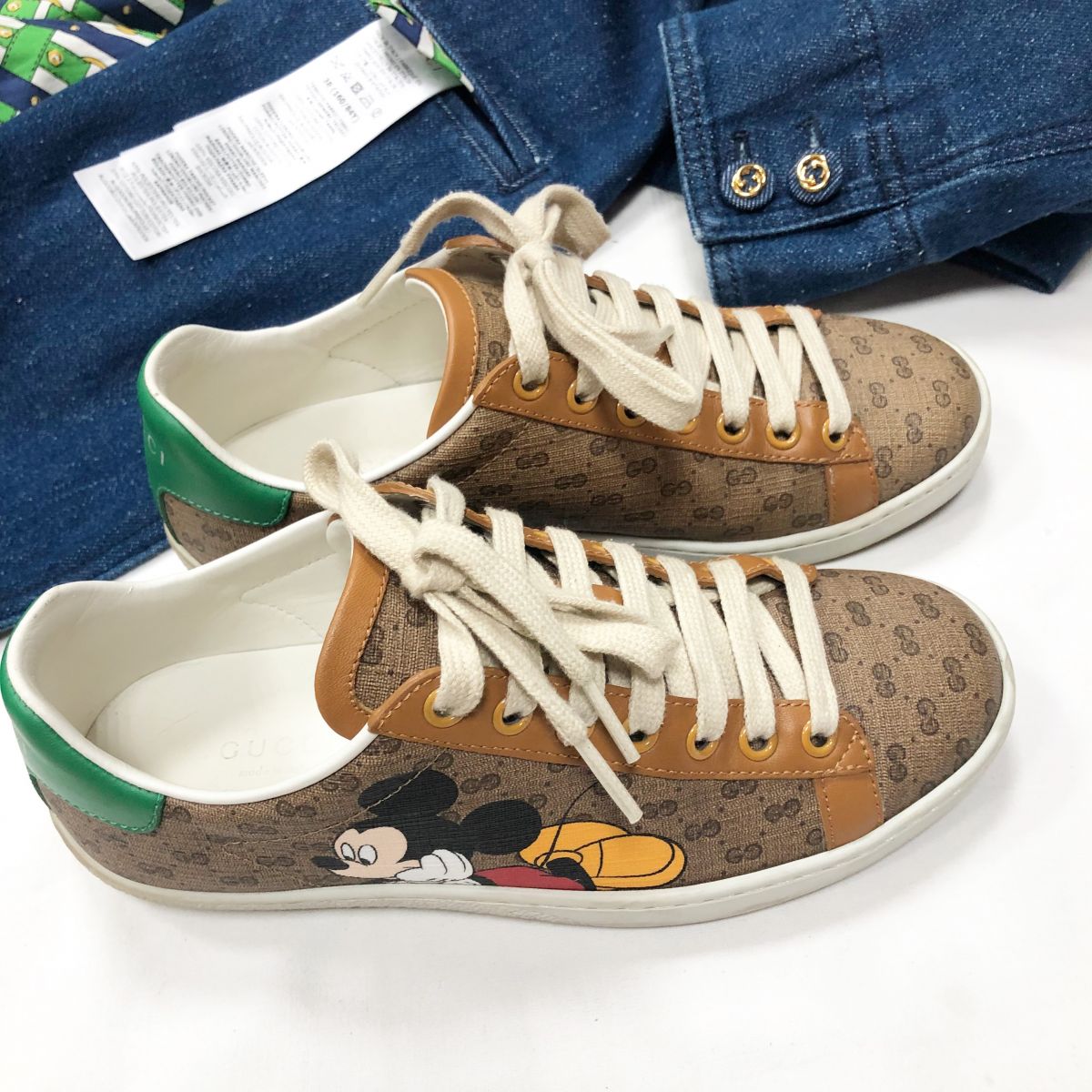 Кеды GUCCI размер 34.1/2 цена 23 484 руб
