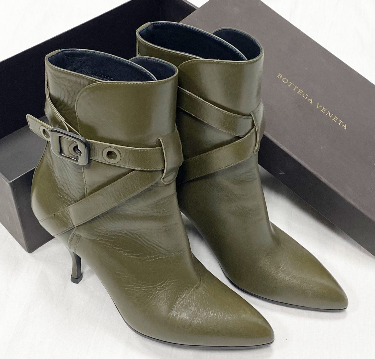 Ботильоны Bottega Veneta размер 37 цена 12 524 руб