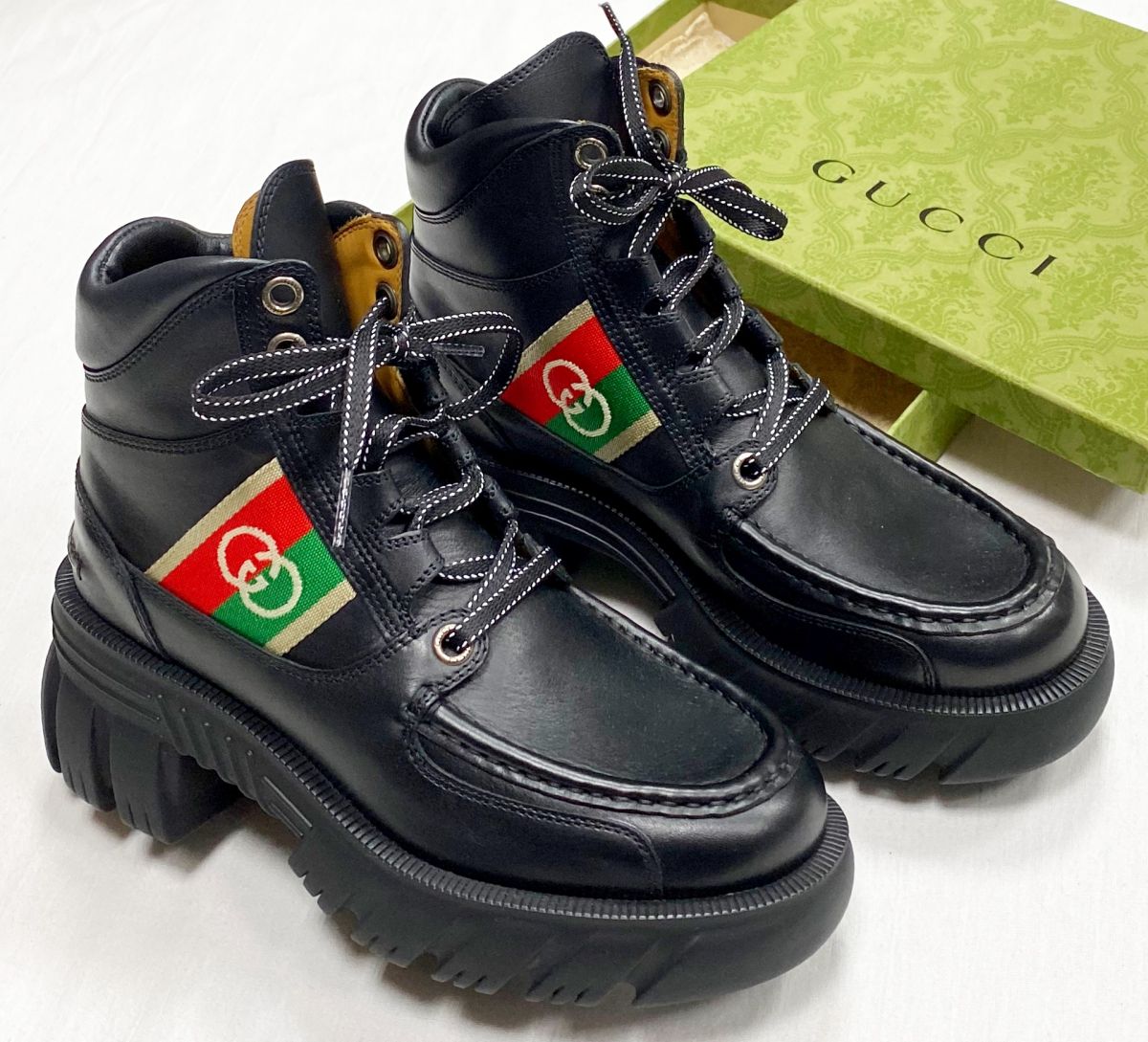 Ботинки Gucci размер 37.5 цена 46 965 руб