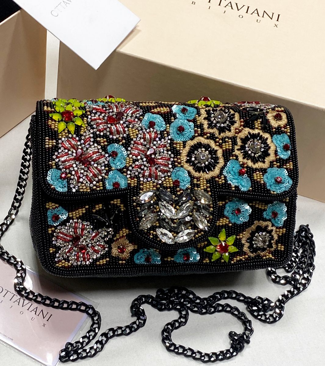 Сумочка/ бисер / камни/ Ottaviani размер 17/10 цена 31 310 руб