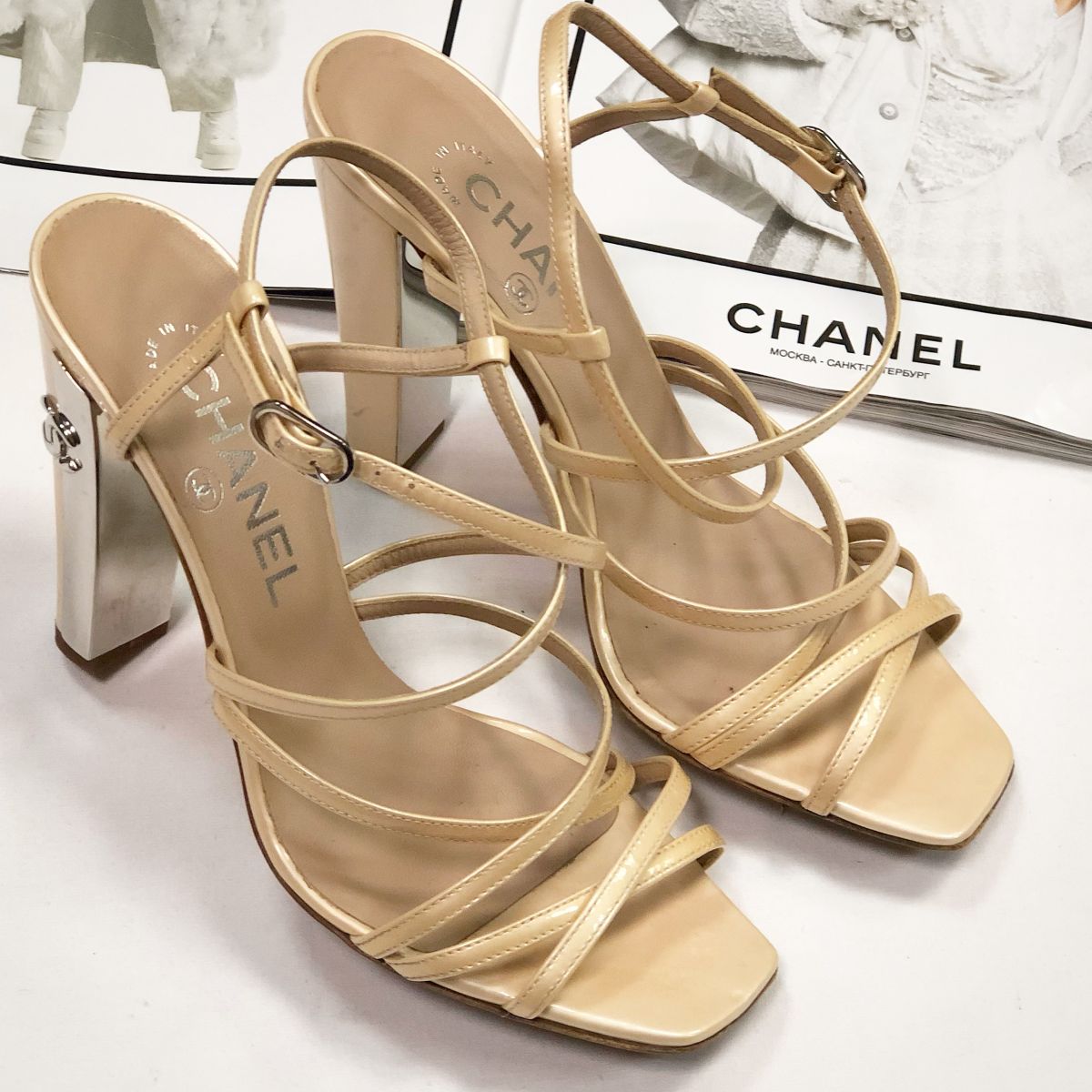Босоножки Chanel   размер 37 цена 12 308 руб 