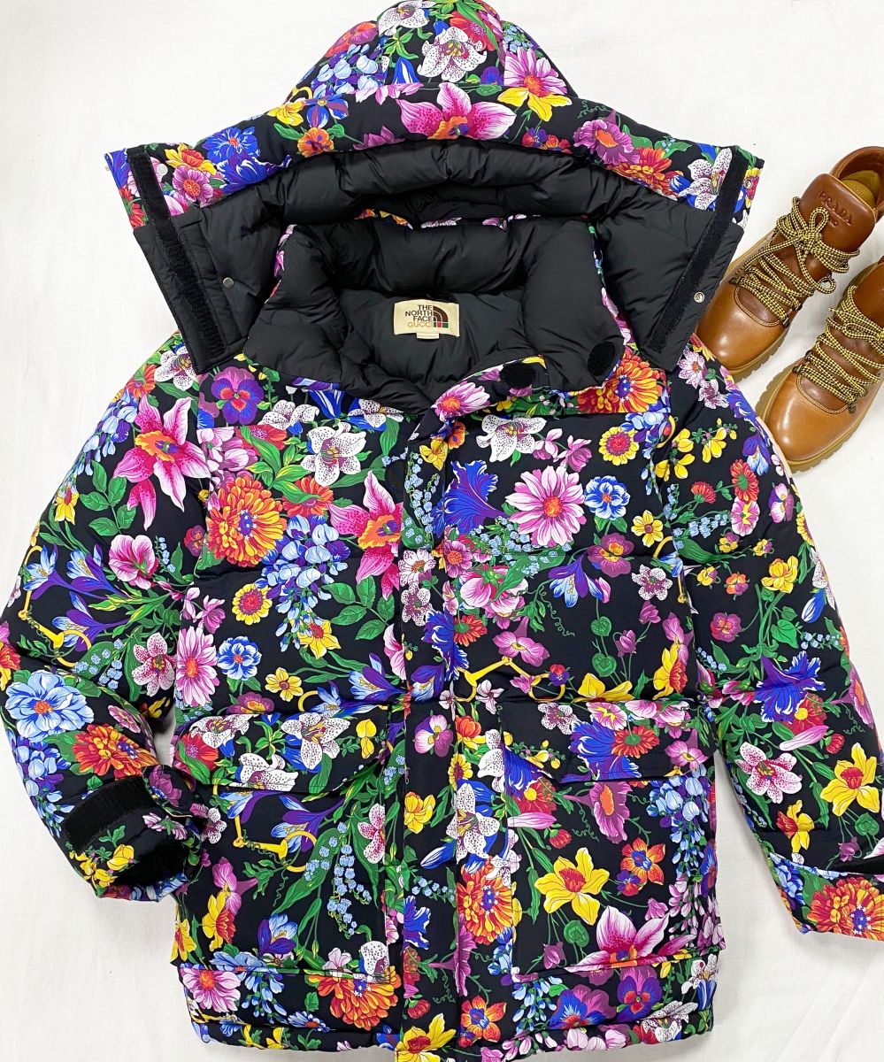 Пуховик The North Face Gucci размер S цена 78 275 руб