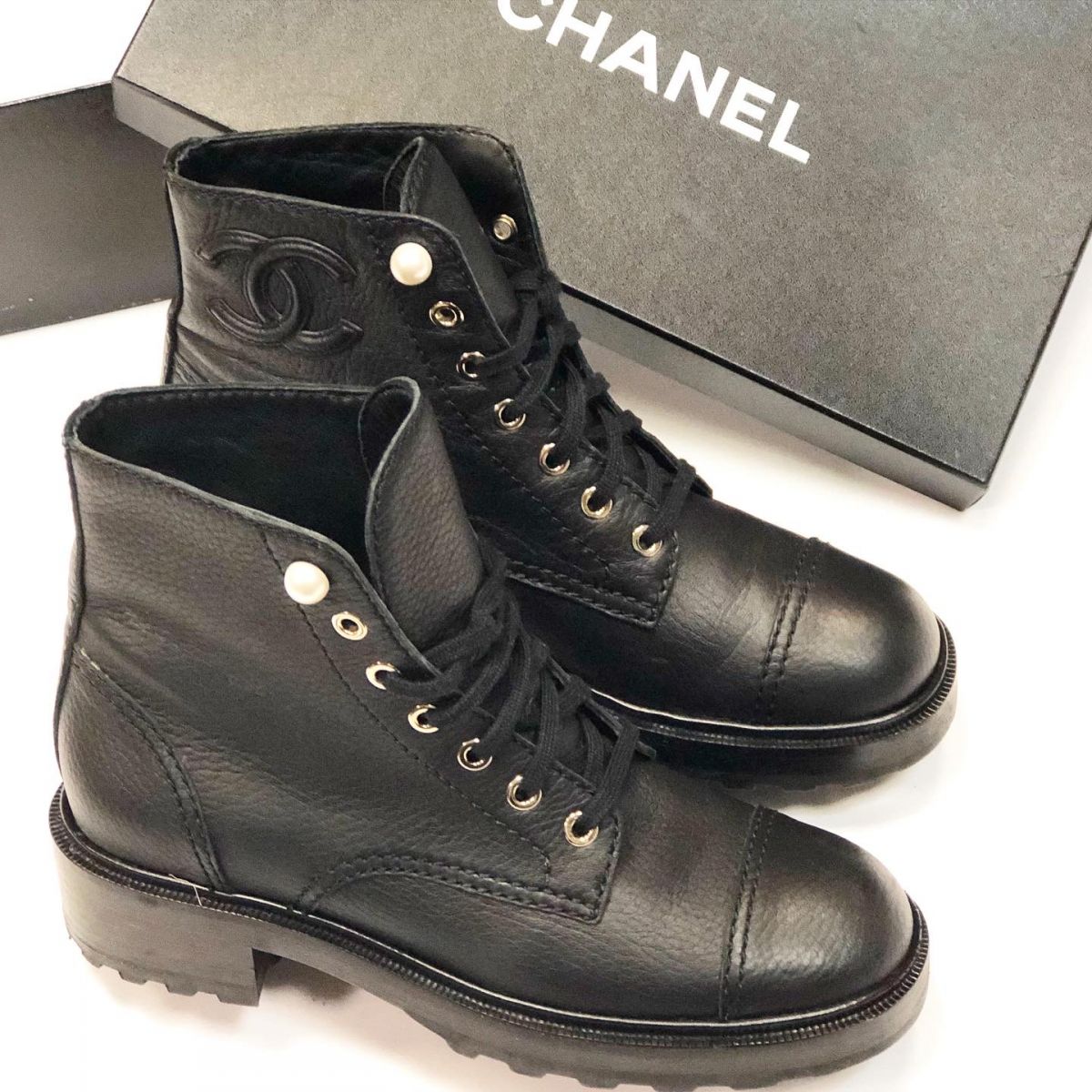 Ботинки Chanel размер 39 цена 38 463 руб 