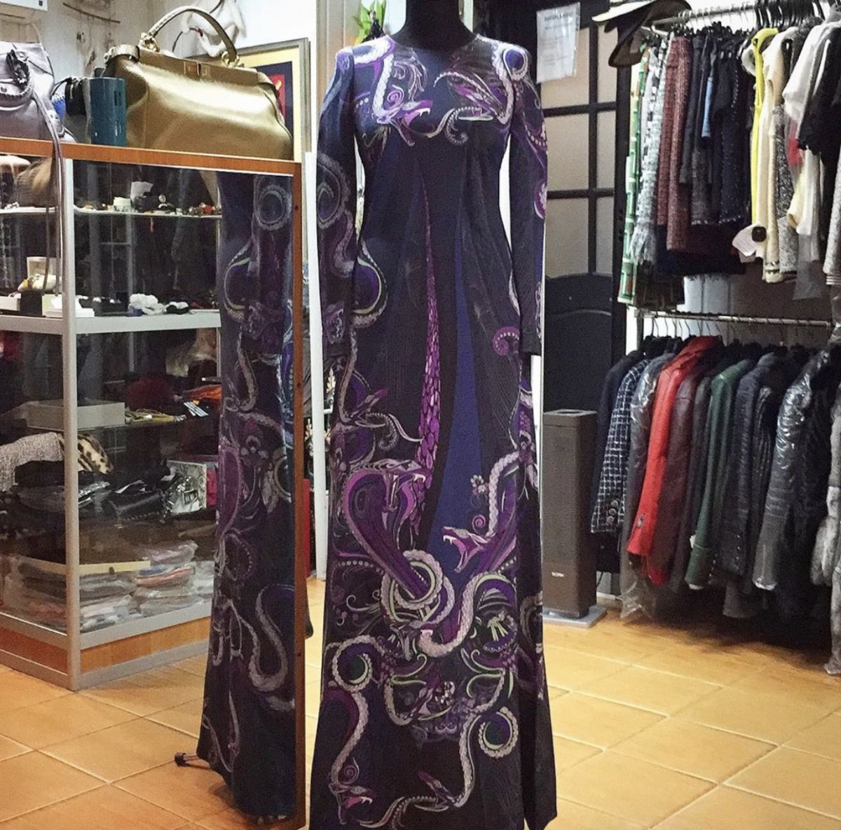 Платье / шёлк / ROBERTO CAVALLI размер 38 / 42 / цена 7 693 руб