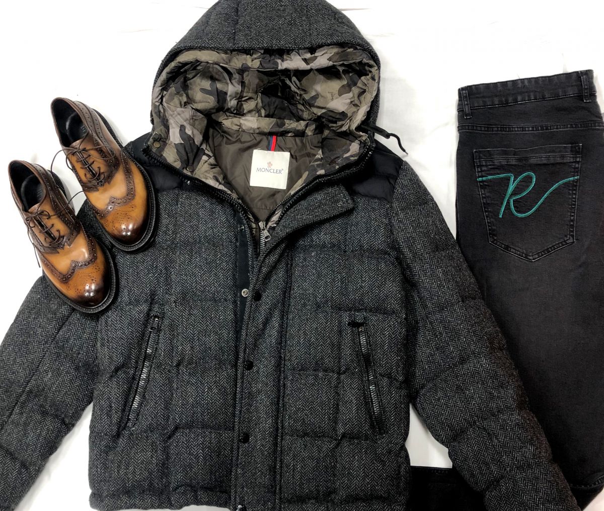 #MechtamenКуртка-пуховик MONCLER размер 3 цена 30 770 руб Джинсы REVERA размер 36/34 цена 4 616 руб /новые с ценником/