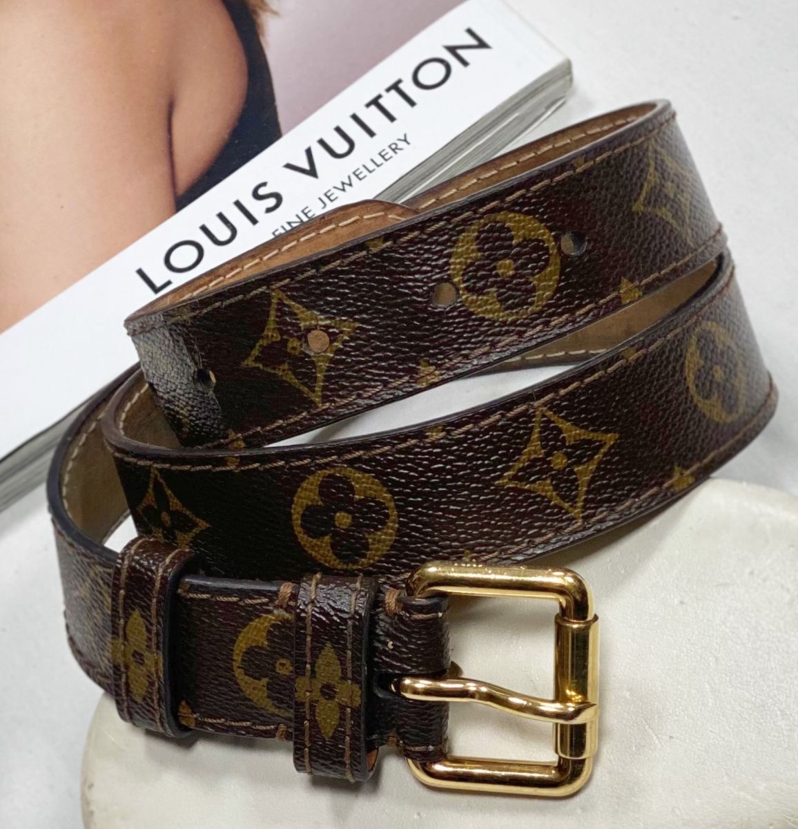 Ремень Louis Vuitton размер 80/32 цена 13 078 руб