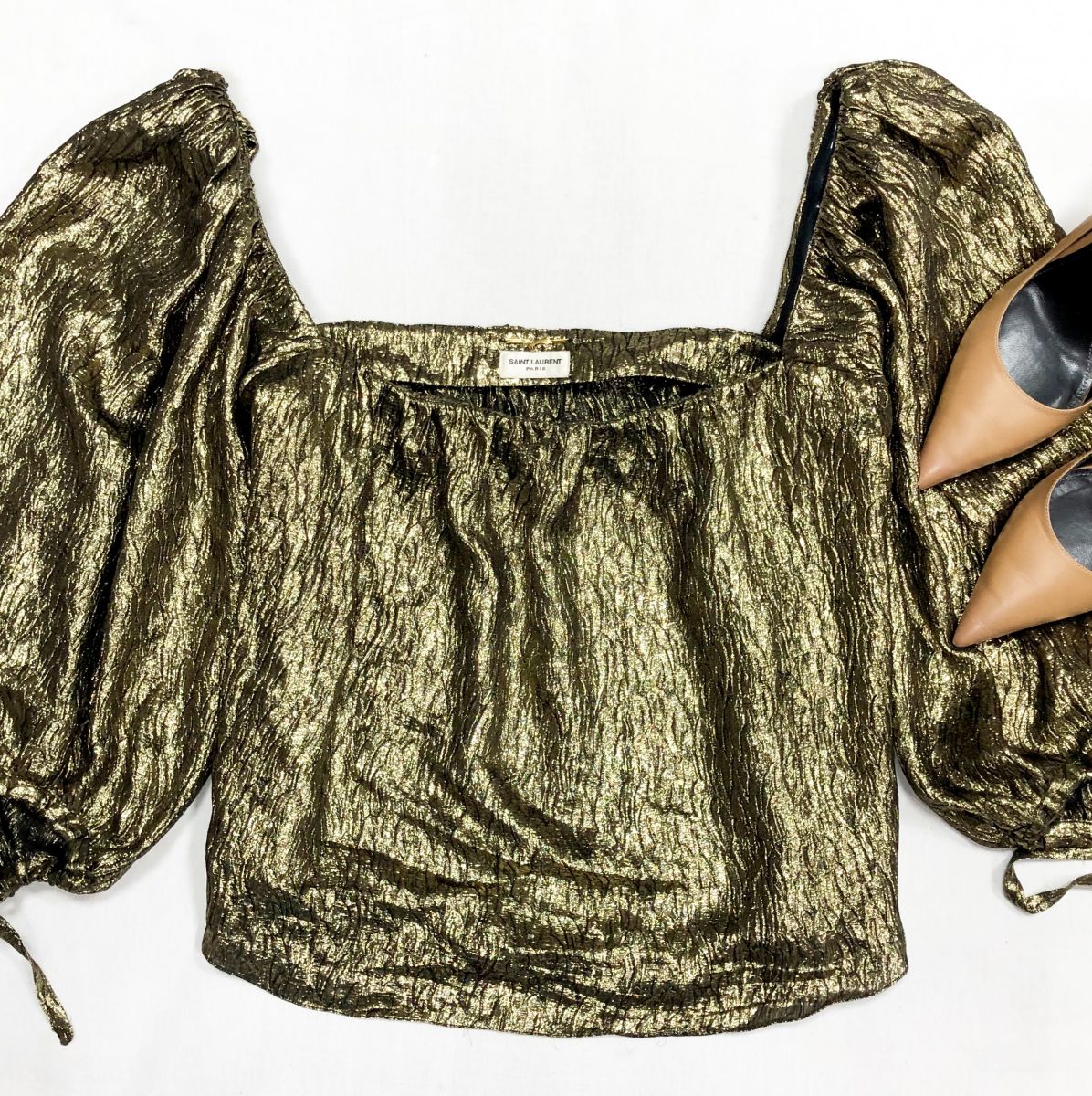 Блузка Saint Laurent размер 40 цена 15 655 руб