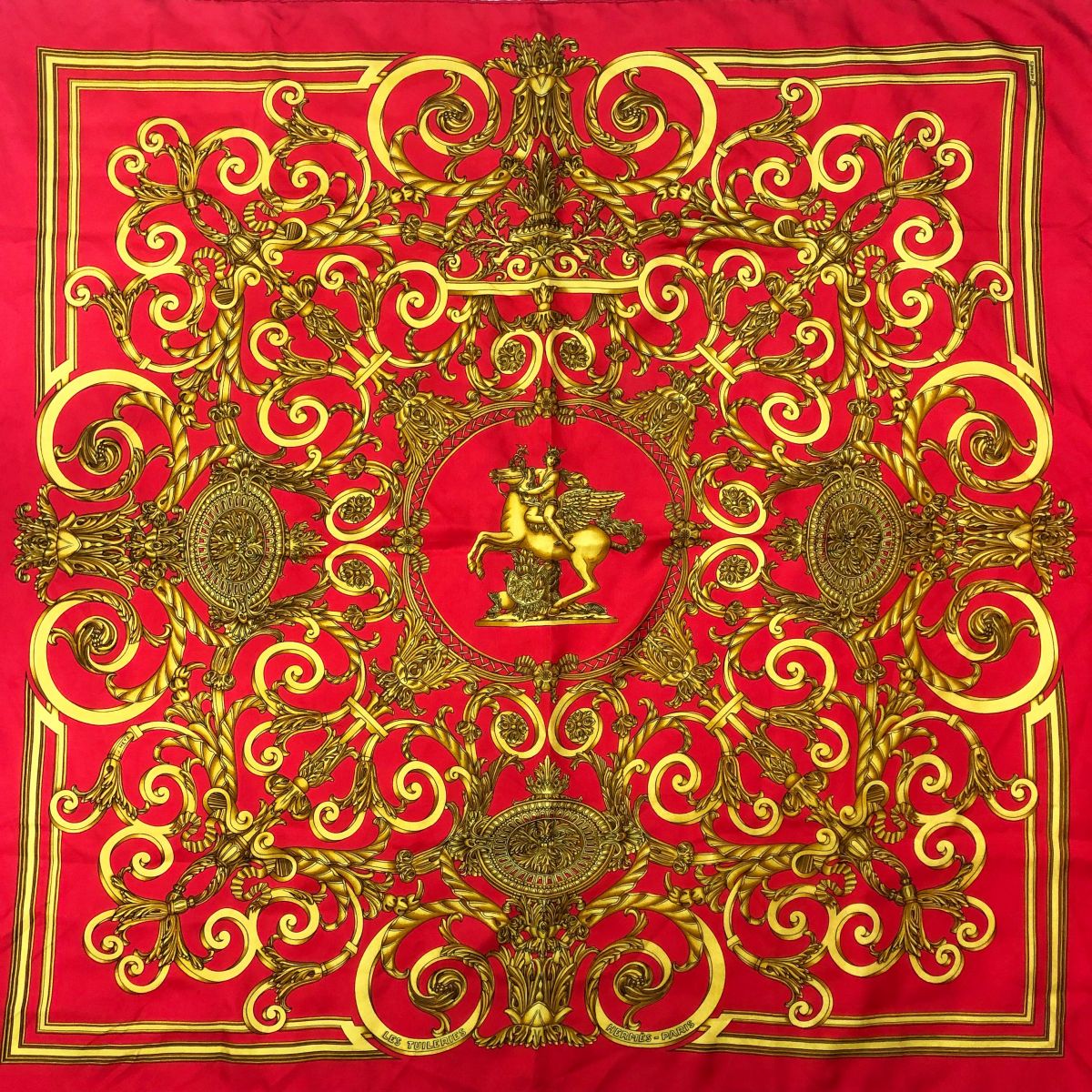 Платок /шелк/ Hermes размер 90/90 цена 31 310 руб