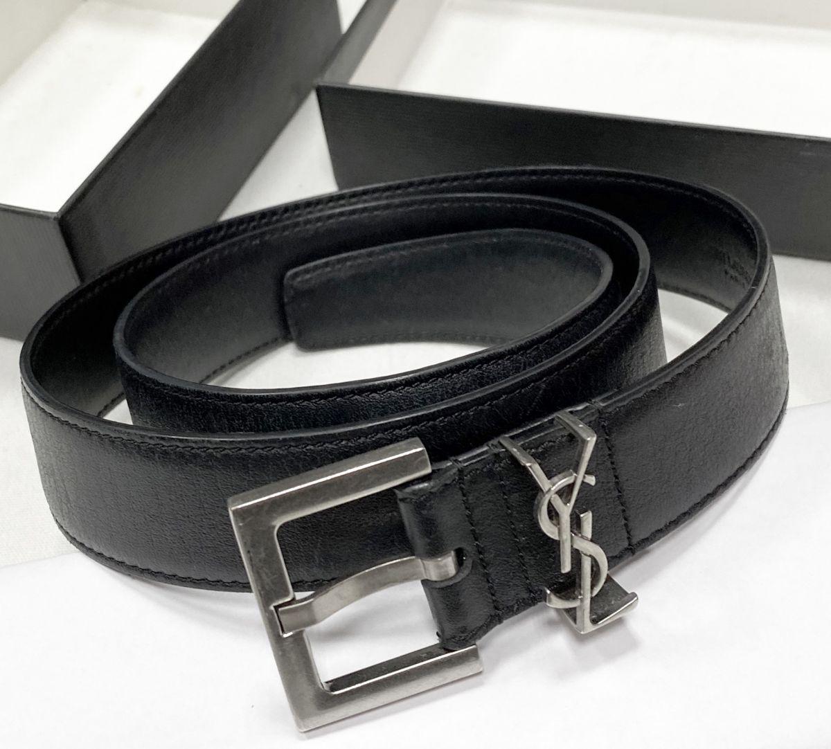 Ремень Saint Laurent размер 80/32 цена 10 959 руб