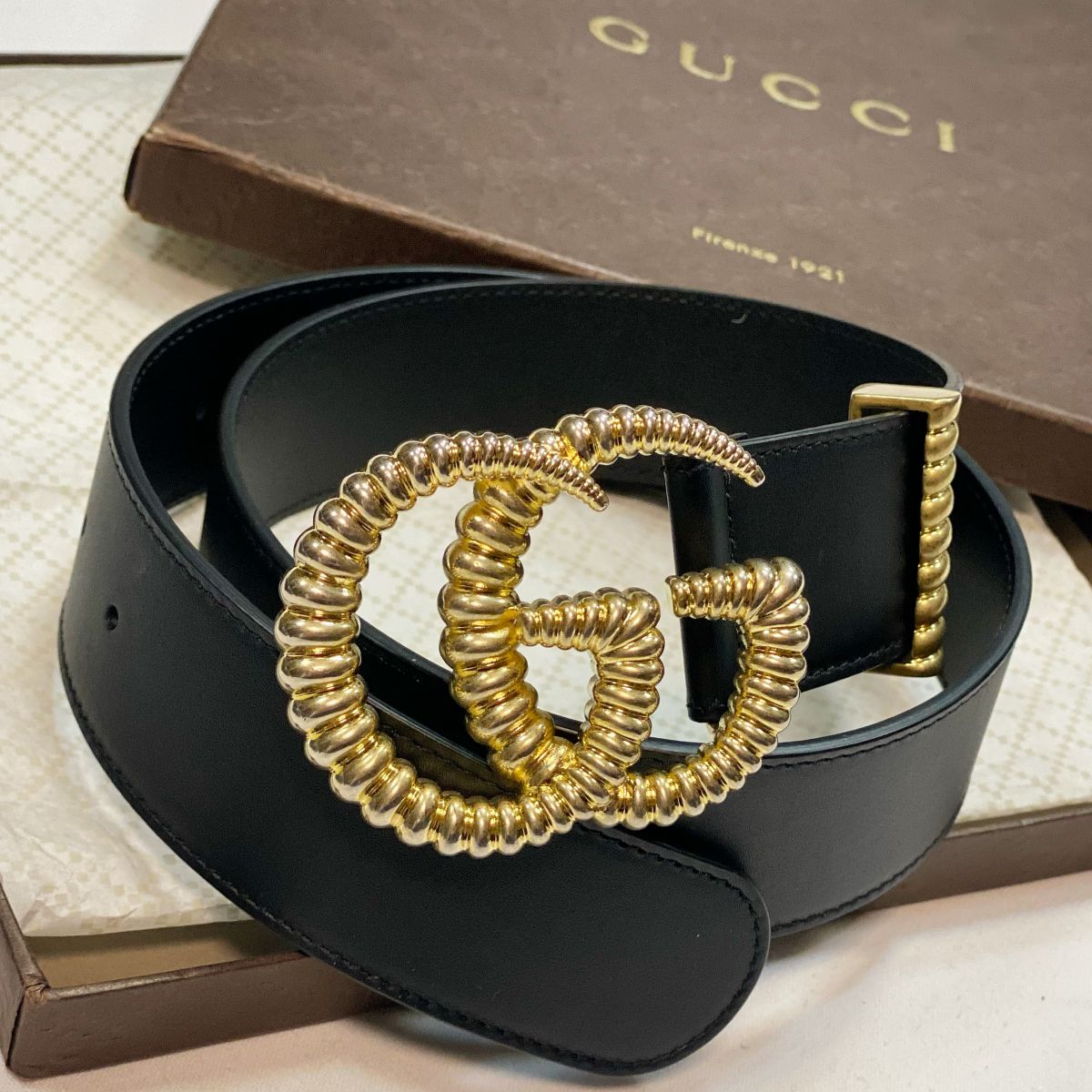 Ремень Gucci размер 80/32 цена 18 463 руб 