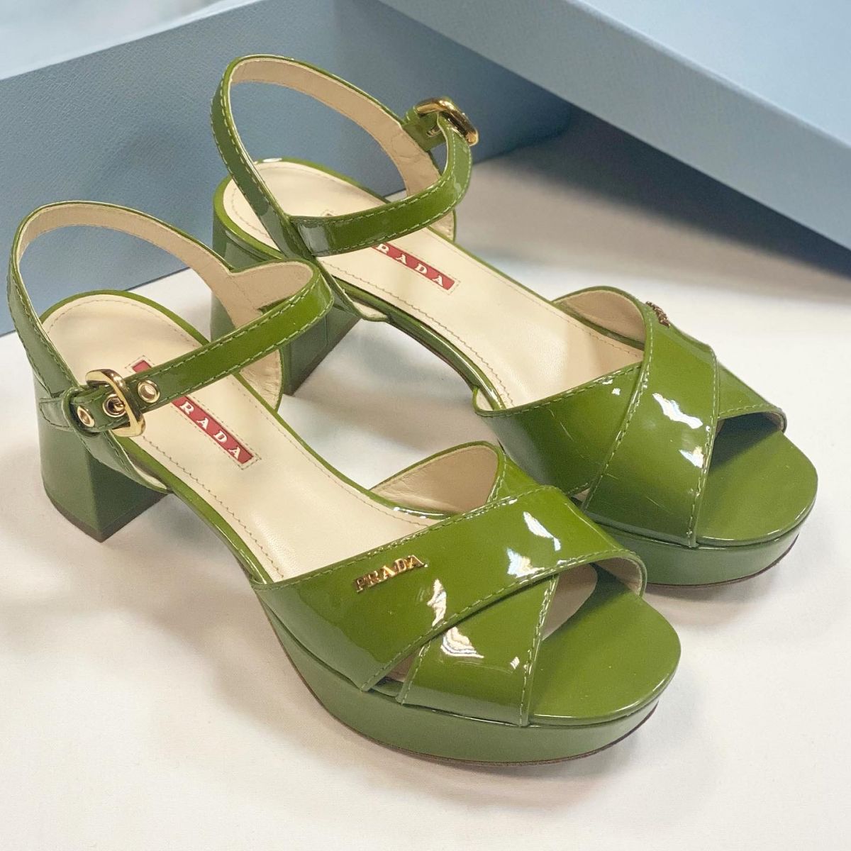 Босоножки Prada размер 37.5 цена 23 078 руб 