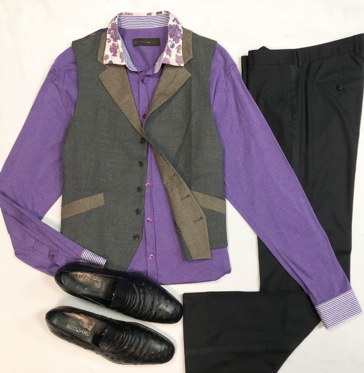 #mechtamen Жилет ETRO размер 54 цена 4 616 руб
Туфли Salvatore Ferragamo размер 44.5 цена 10 770 руб