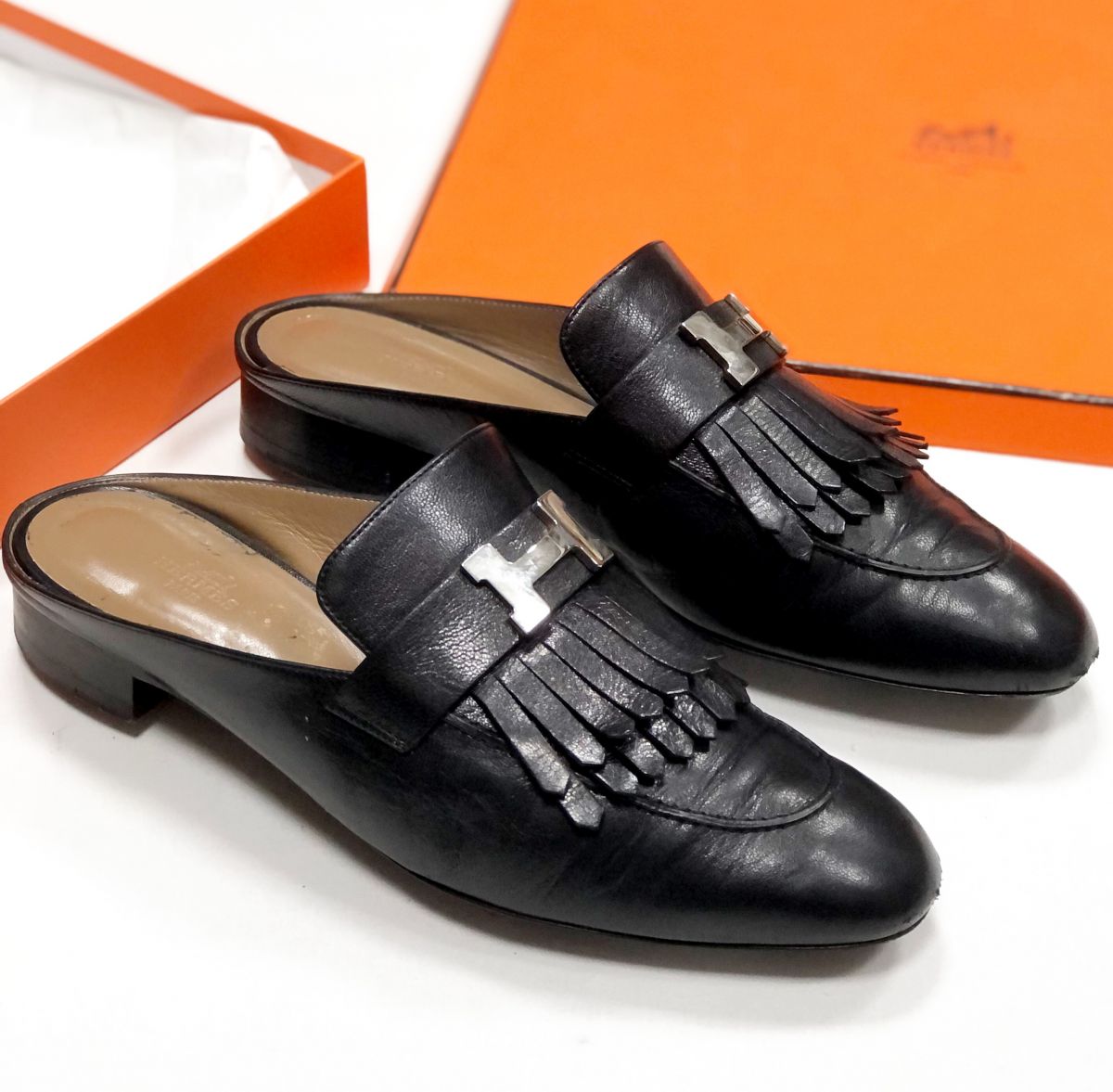 Мюли Hermes размер 41 цена 30 770 руб