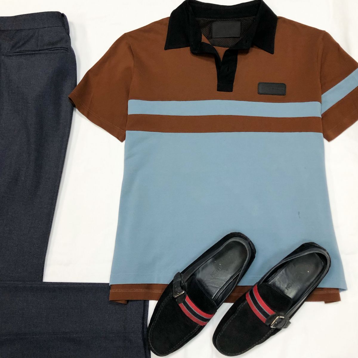 #Mechtamen Футболка Prada размер XL цена 10 770 руб Джинсы Prada размер 38/54 цена 7 693 руб Мокасины Louis Vuitton размер 42.5 цена 7 693 руб