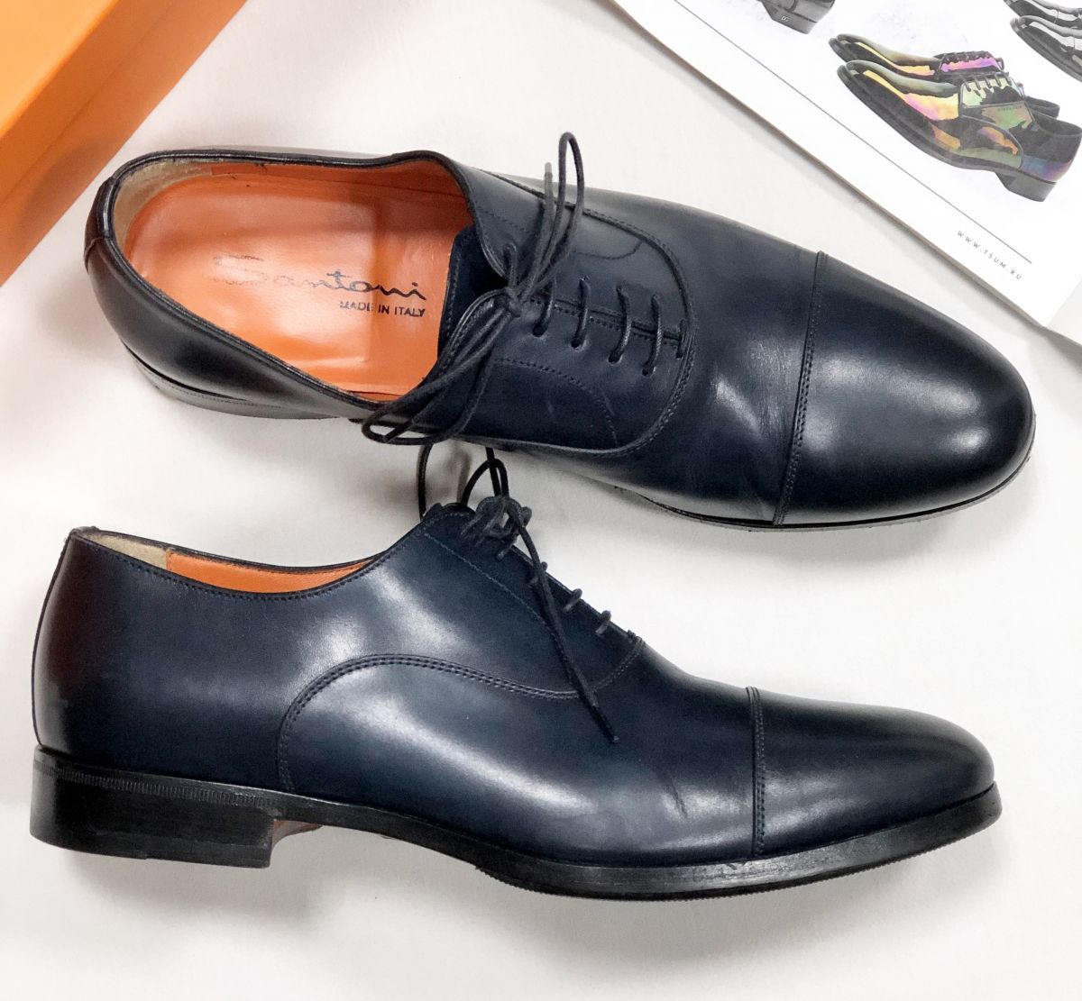 #mechtamen Ботинки Santoni размер 40.5 цена 15 655 руб