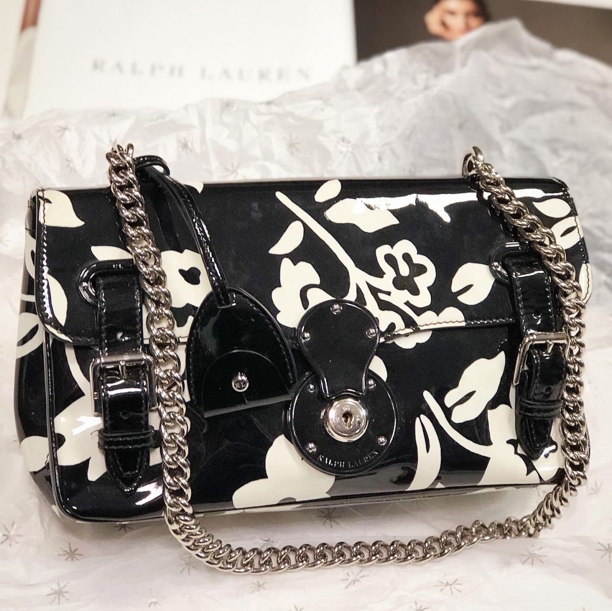 Сумка Ralph Lauren  размер 25/15 цена 38 463 руб