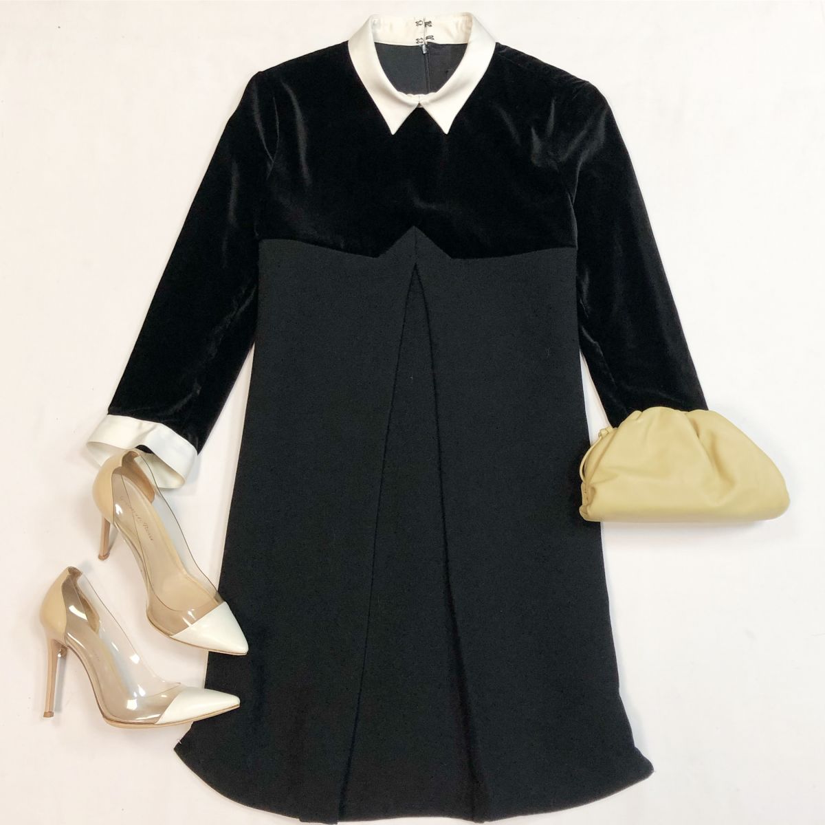 Платье The Kooples размер 36 цена 4 616 рубТуфли Gianvito размер 36.5 цена 4 616 рубКлатч Bottega Veneta