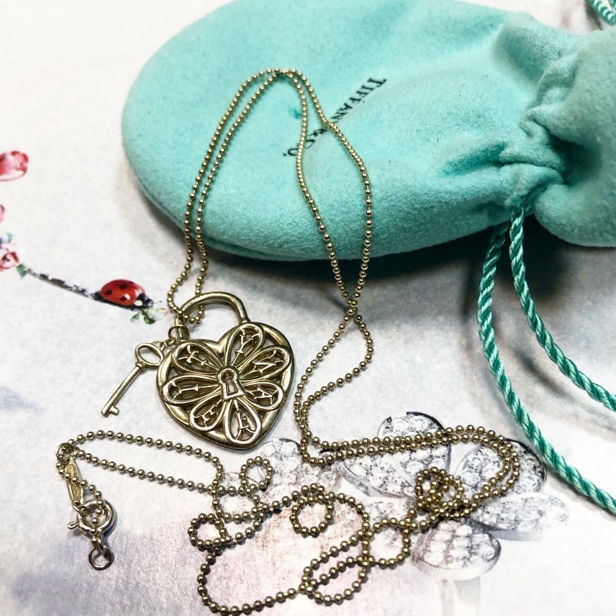 Кулон сердце + маленький ключик TIFFANY &amp; Co цена 23 078 руб 