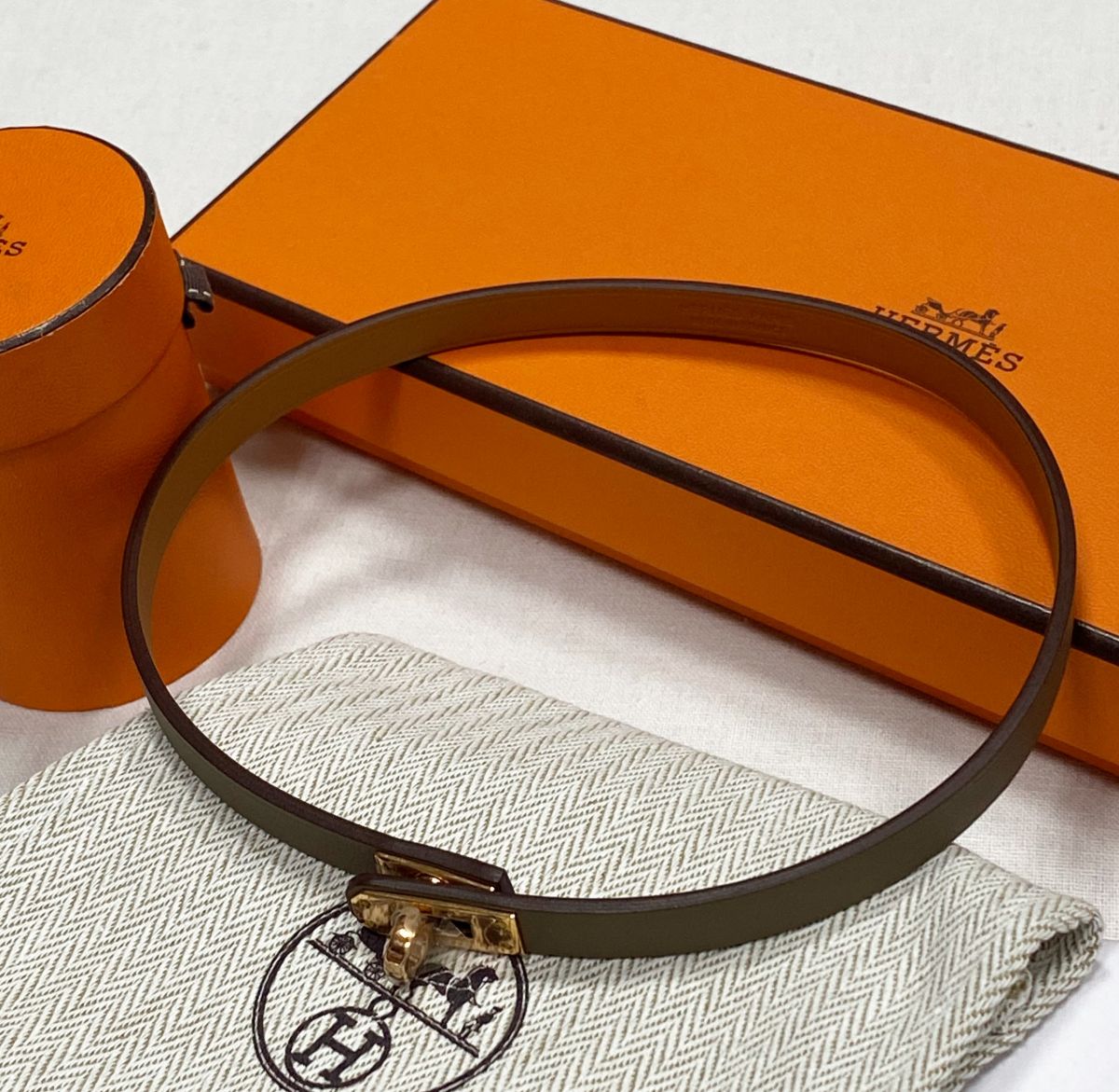 Чокер Hermes цена 62 620 руб