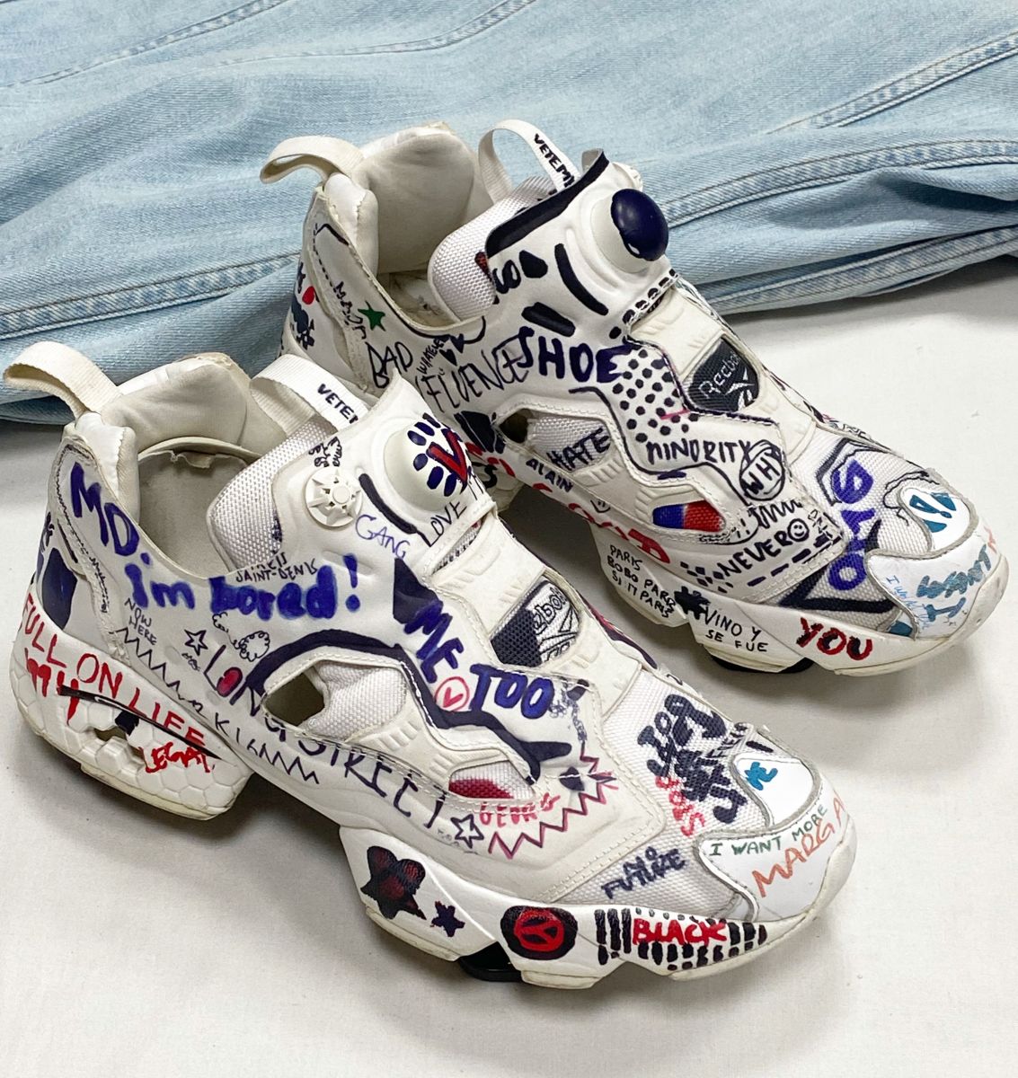 Кроссовки Wetements / Reebok размер 39 цена 15 655 руб
