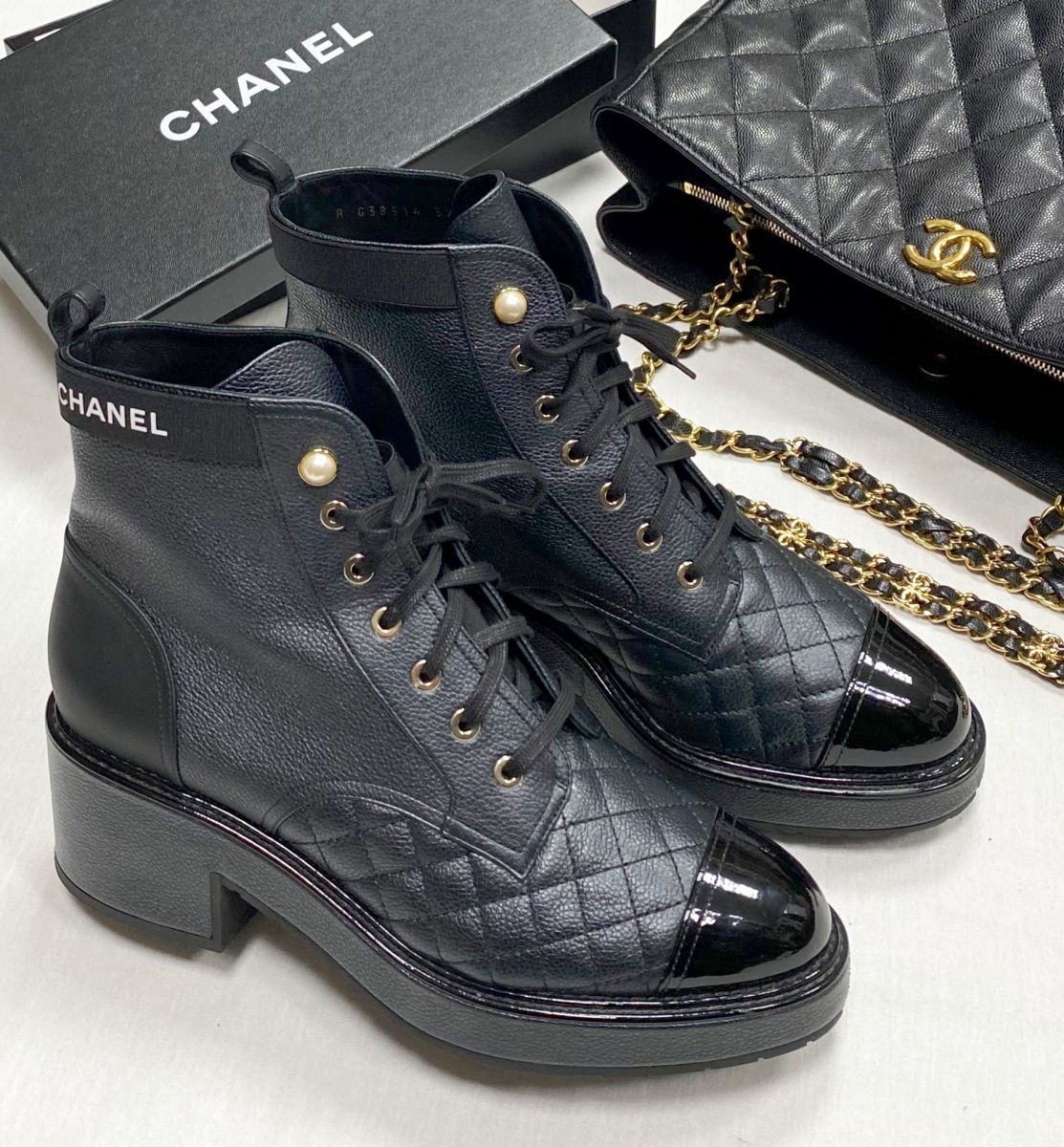 Ботинки Chanel размер 39.5 цена 156 550 руб 
