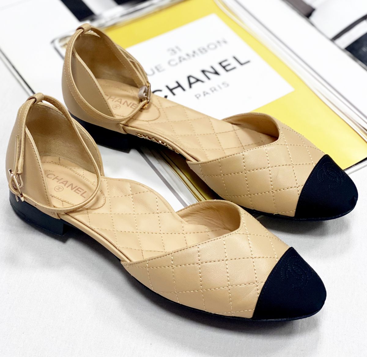 Балетки Chanel размер 38.5 цена 62 620 руб 