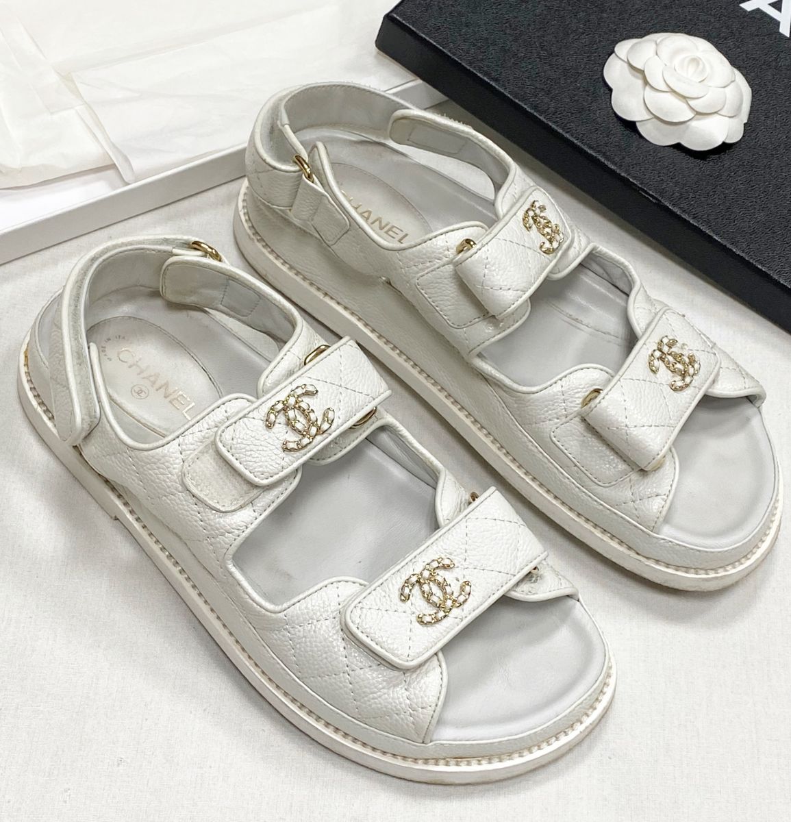 Босоножки Chanel размер 36 цена 46 965 руб