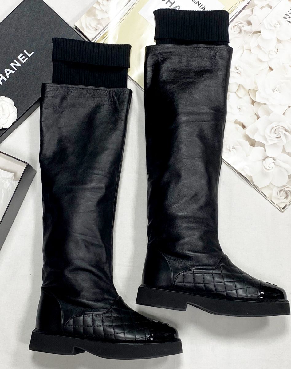 Сапоги Chanel размер 39.5 цена 93 930 руб 