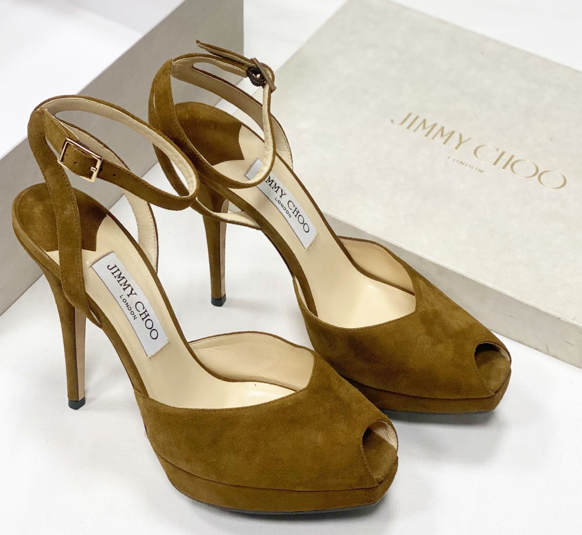 Босоножки Jimmy Choo размер 39.5 цена 15 655 руб