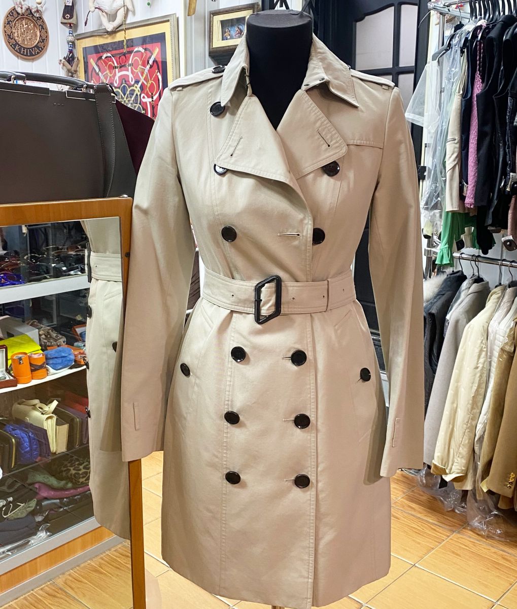 Плащ Burberry размер 38 цена 23 483 руб