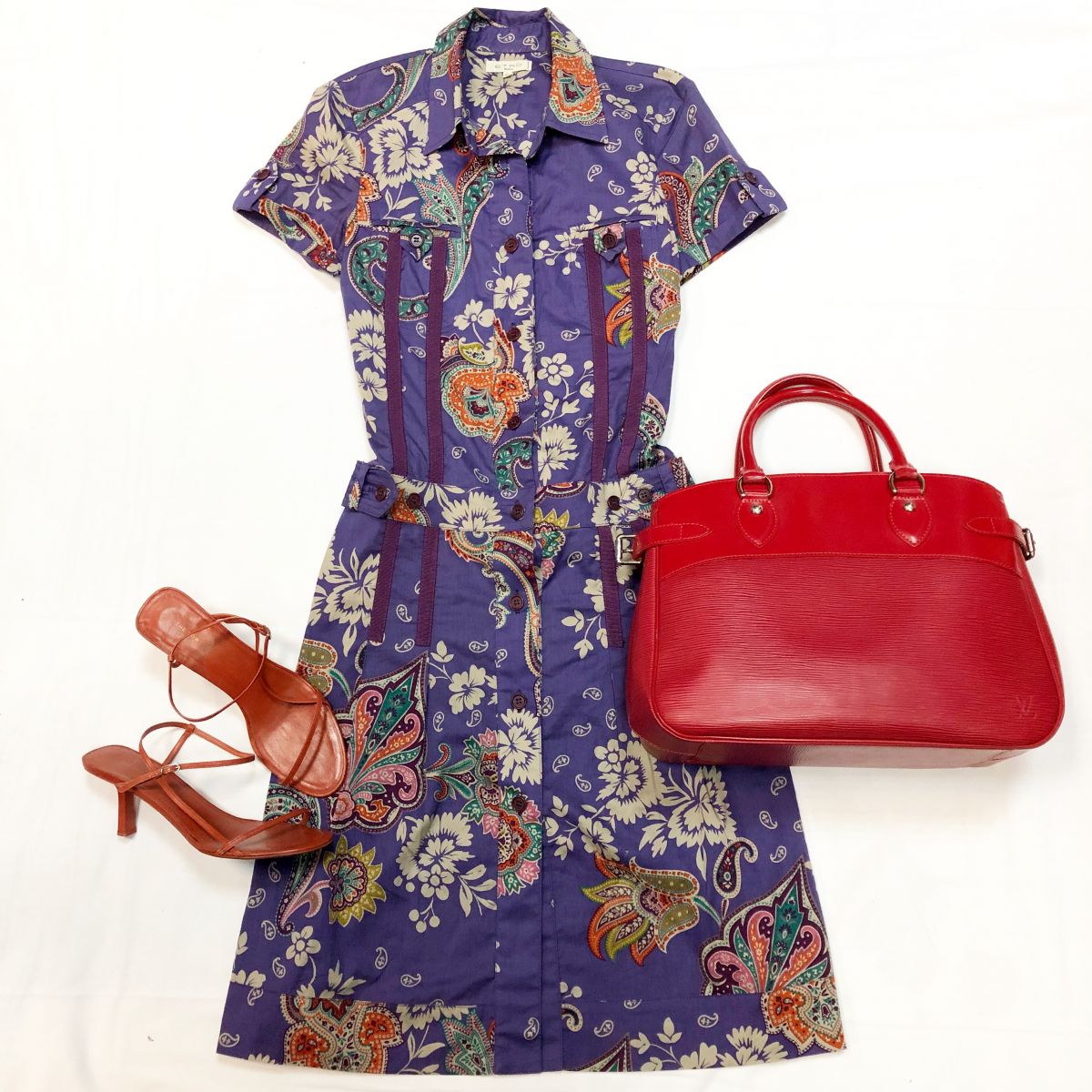 Платье ETRO размер 40 цена 10 770 руб 
Сумка LOUIS VUITTON