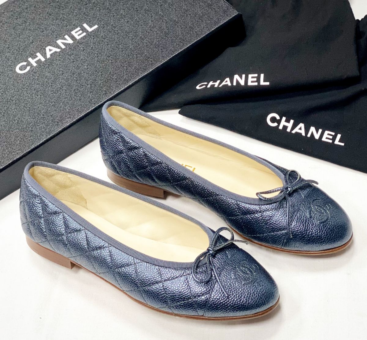Балетки Chanel размер 37.5 цена 39 138 руб 